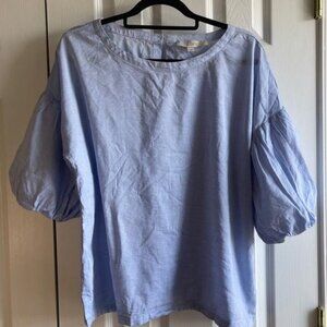 LOFT light blue blouse